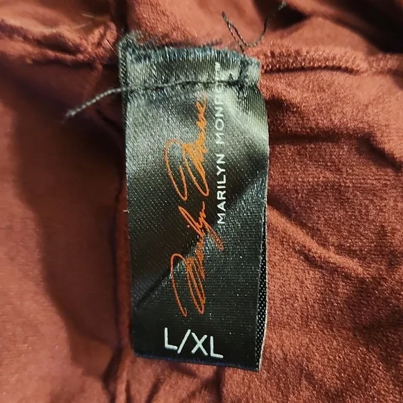 Burgundy opaque tights L/XL - Picture 3 of 6